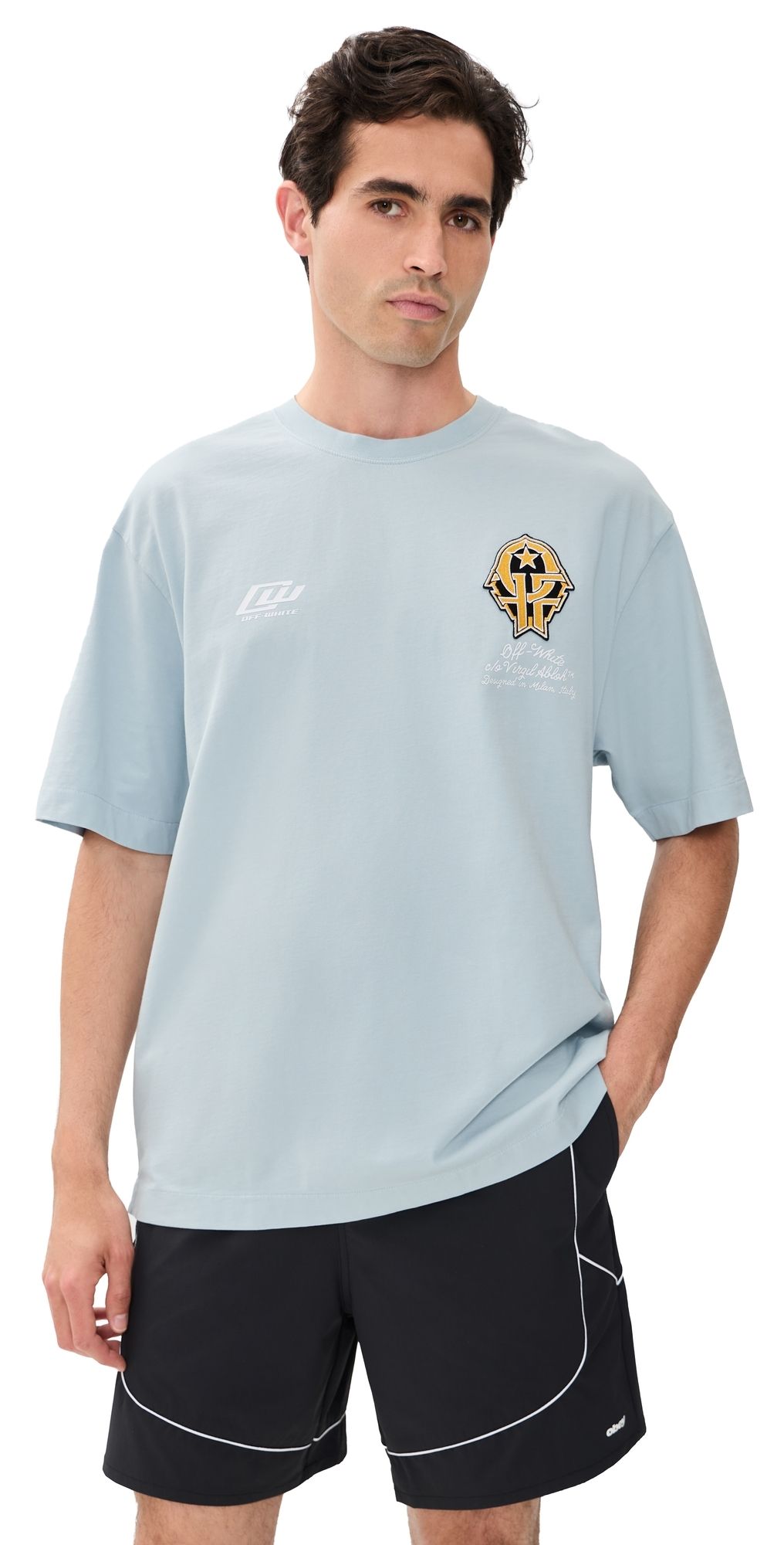 Off-White Offline Team Skate Tee Celestial Blue M