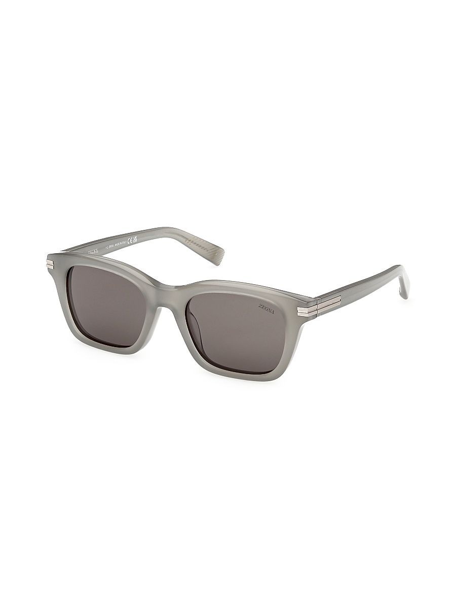 Men's 54MM Square Sunglasses - Grey