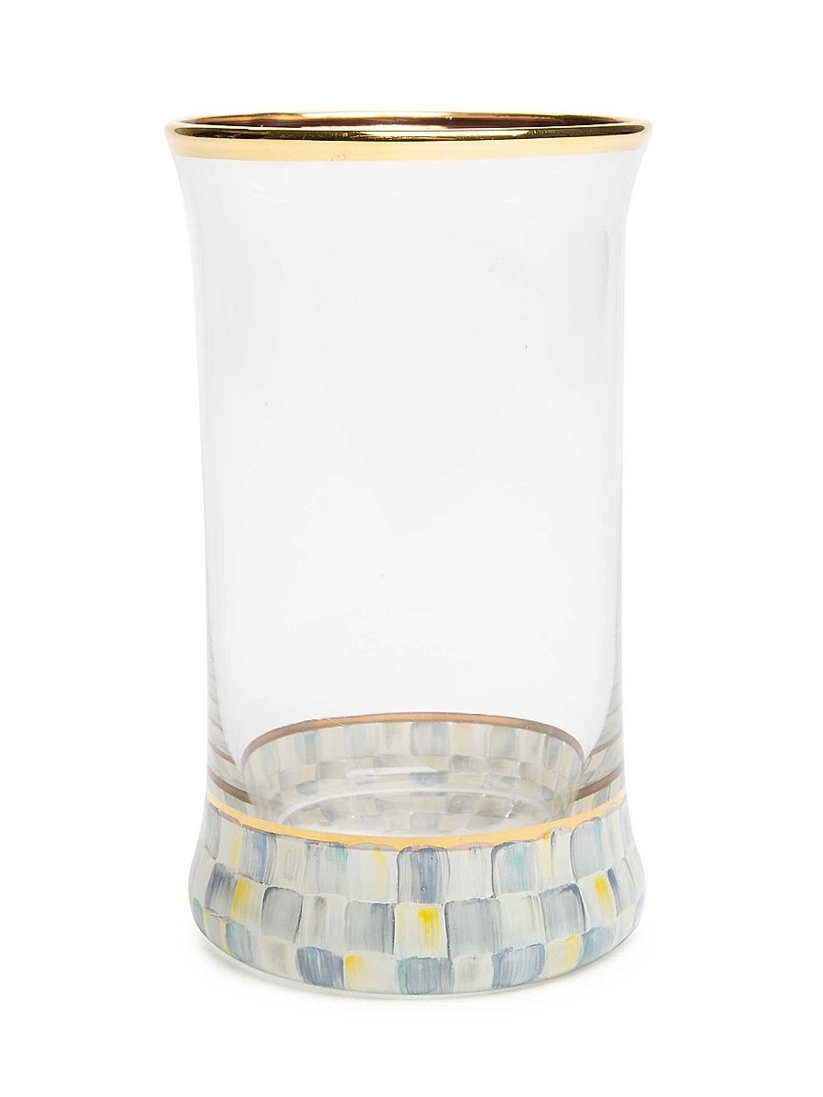 Sterling Check Highball Glass
