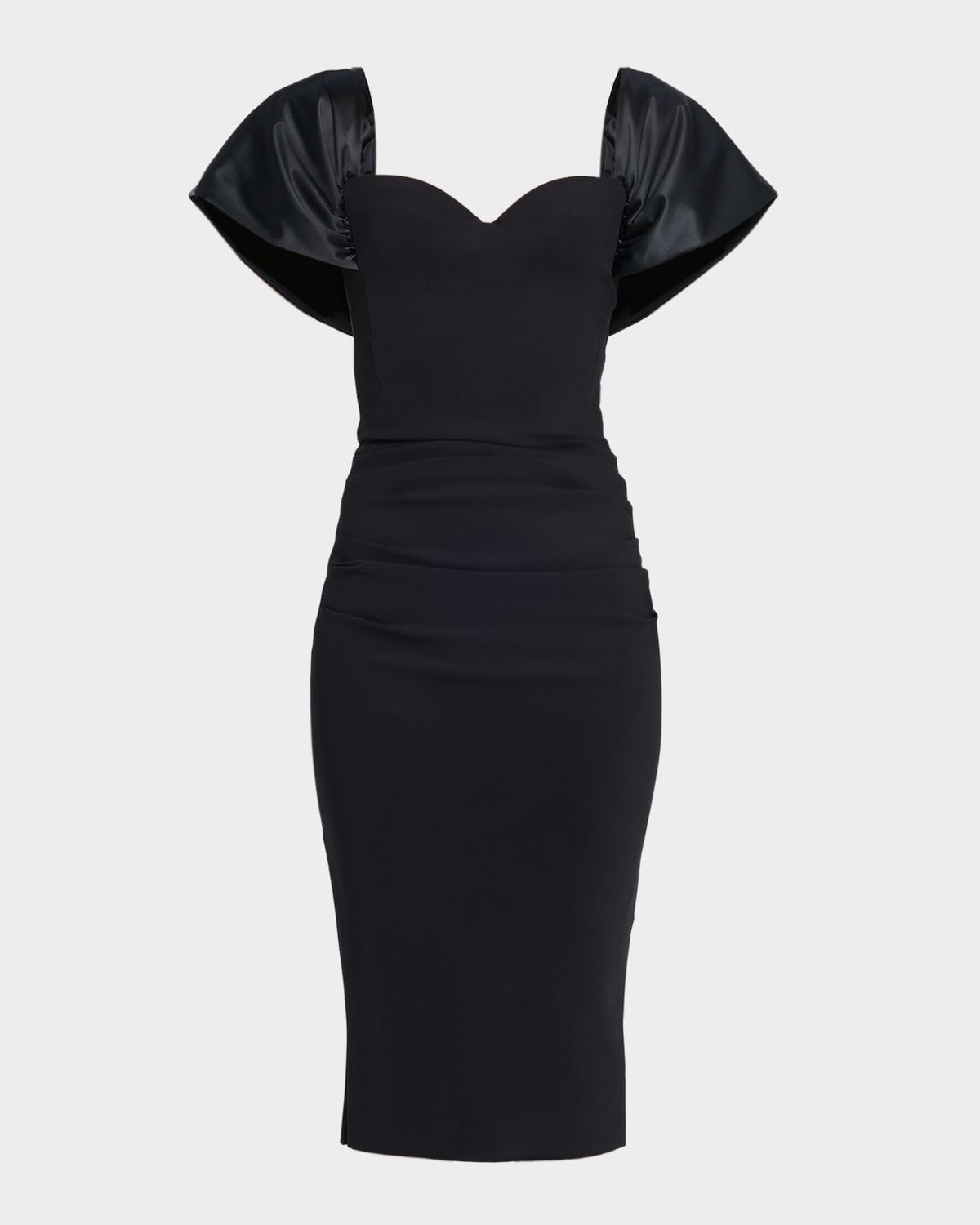 Silvya Sweetheart Midi Sheath Dress