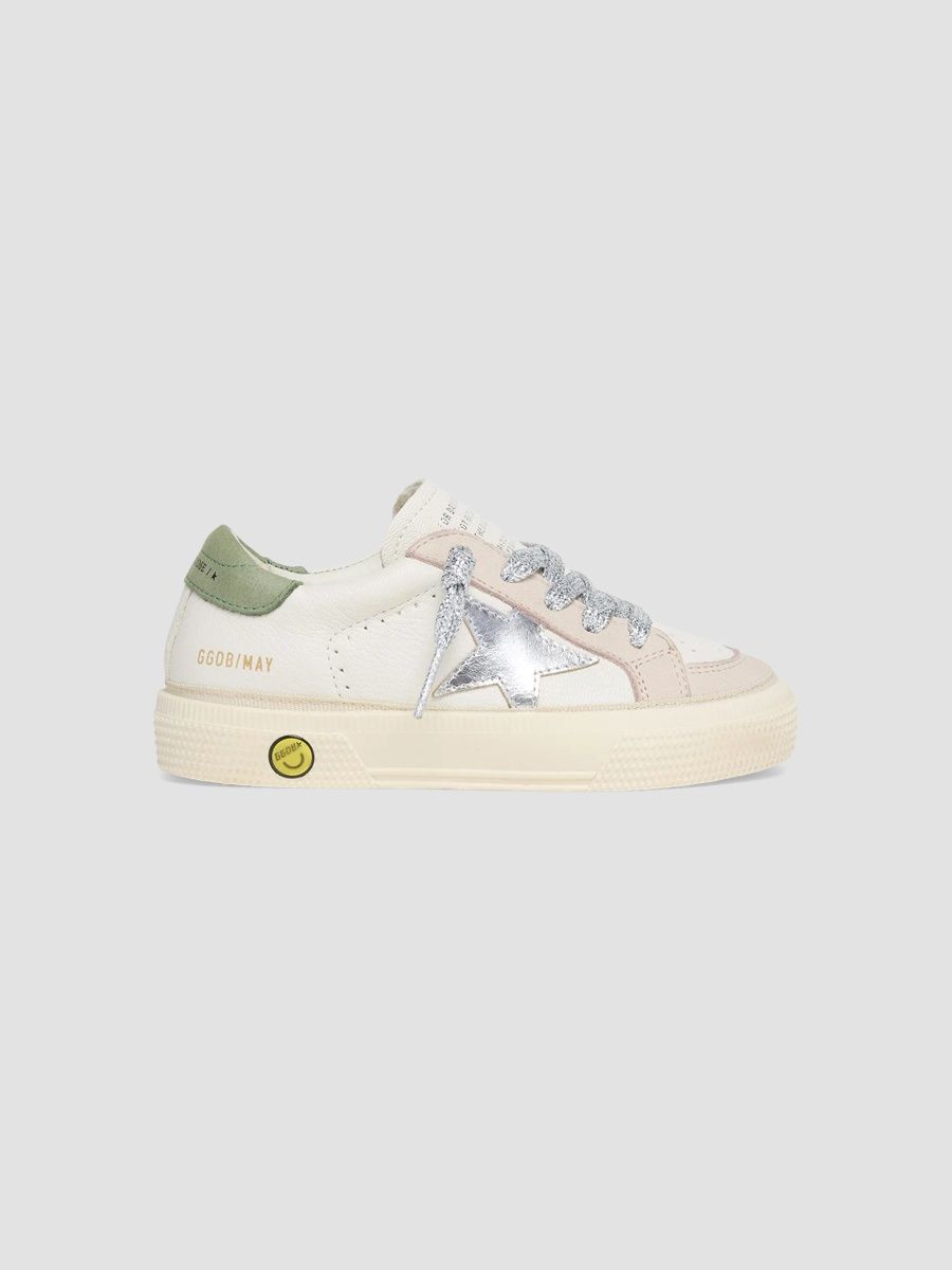 Golden Goose Girl's Little Girl's May Leather Low-Top Sneakers - Multi - Size 6.5 (Child)