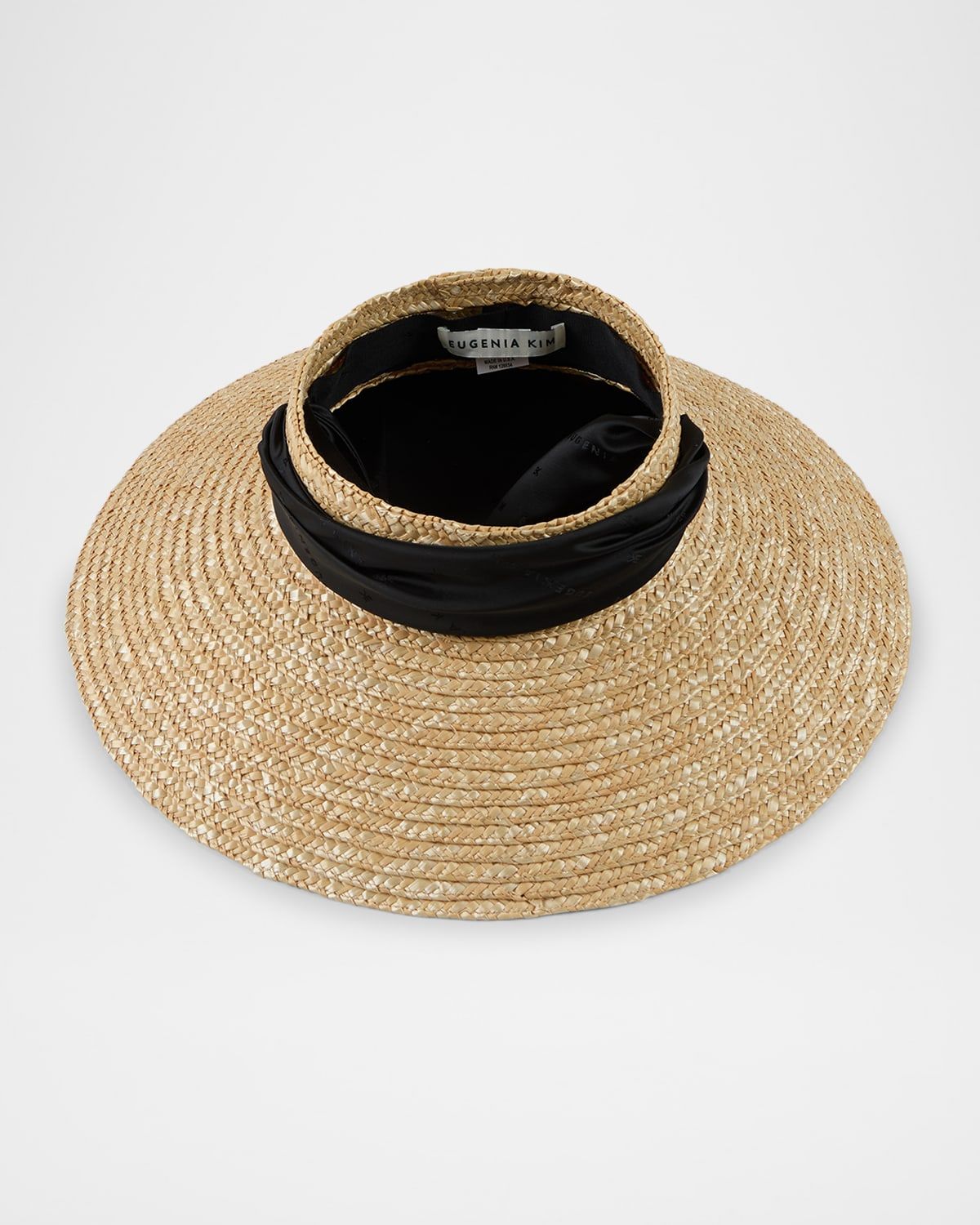 Arabella Open-Crown Straw Beach Hat