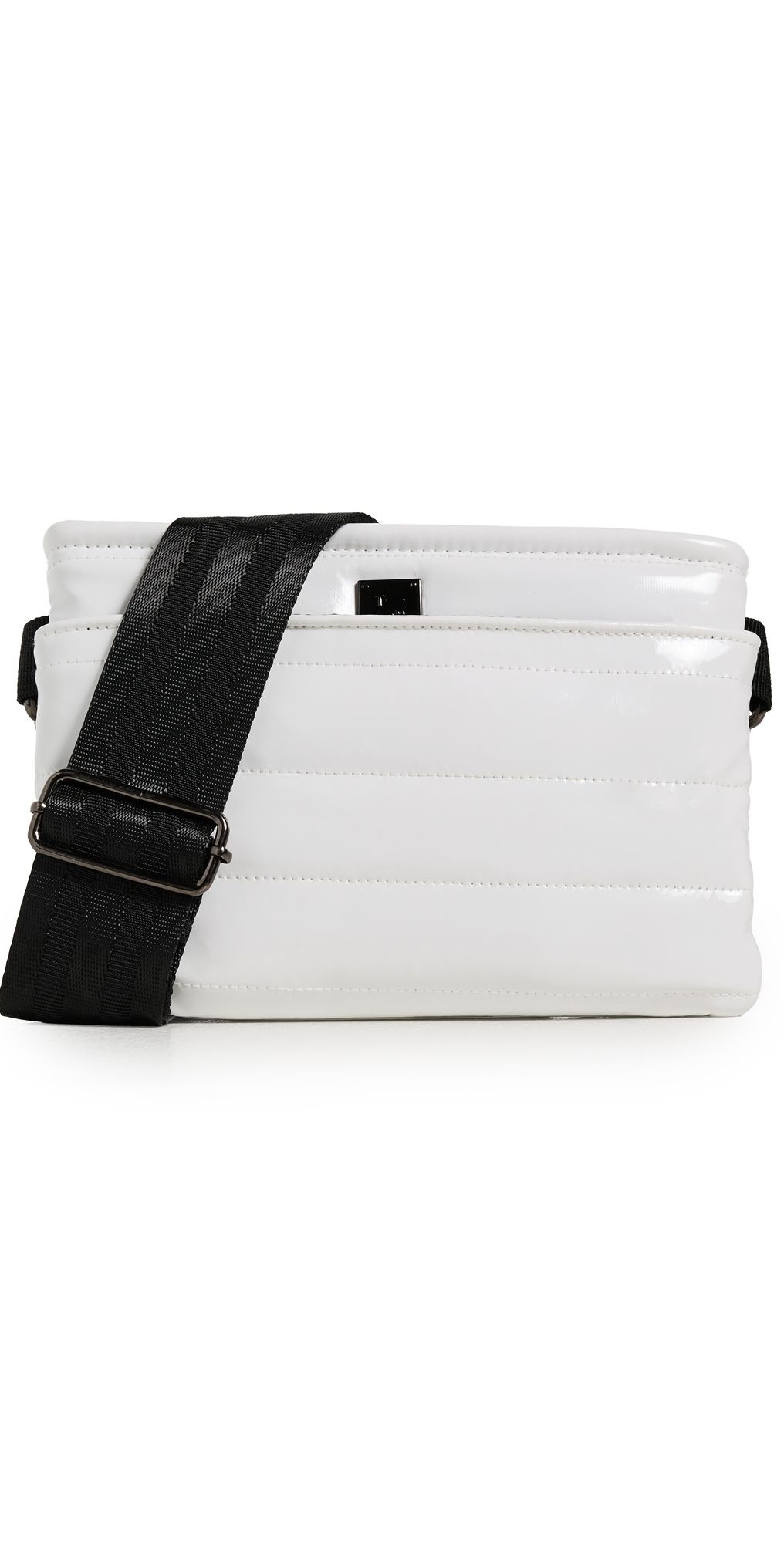Think Royln The Original Bum Bag White Patent/Black One Size
