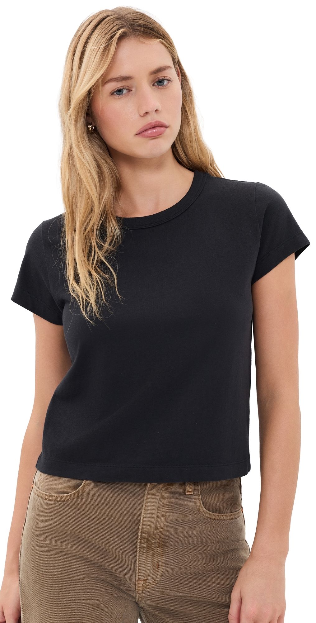 rag & bone Kelly Perfect Tee Black XS