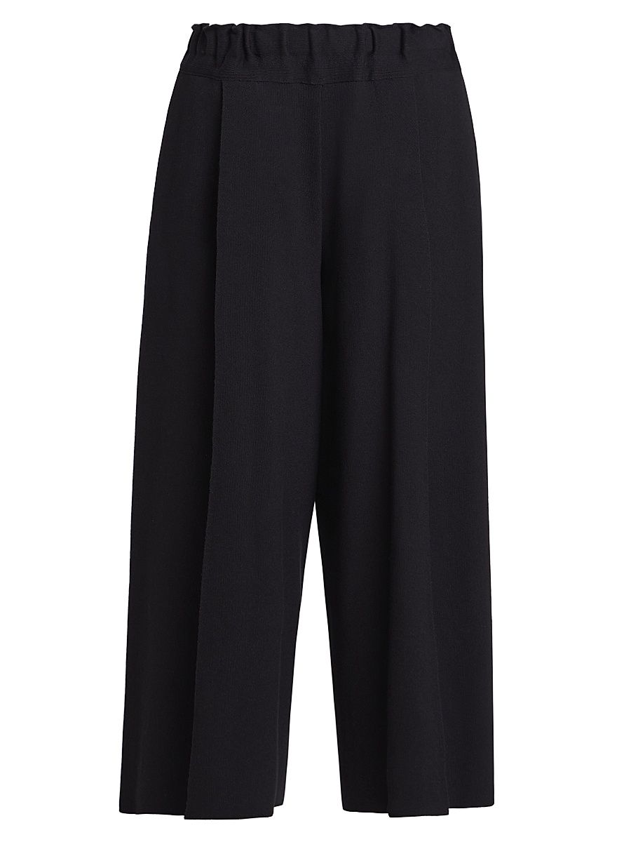 Women's Campagne Wide-Leg Pants - Black - Size XS