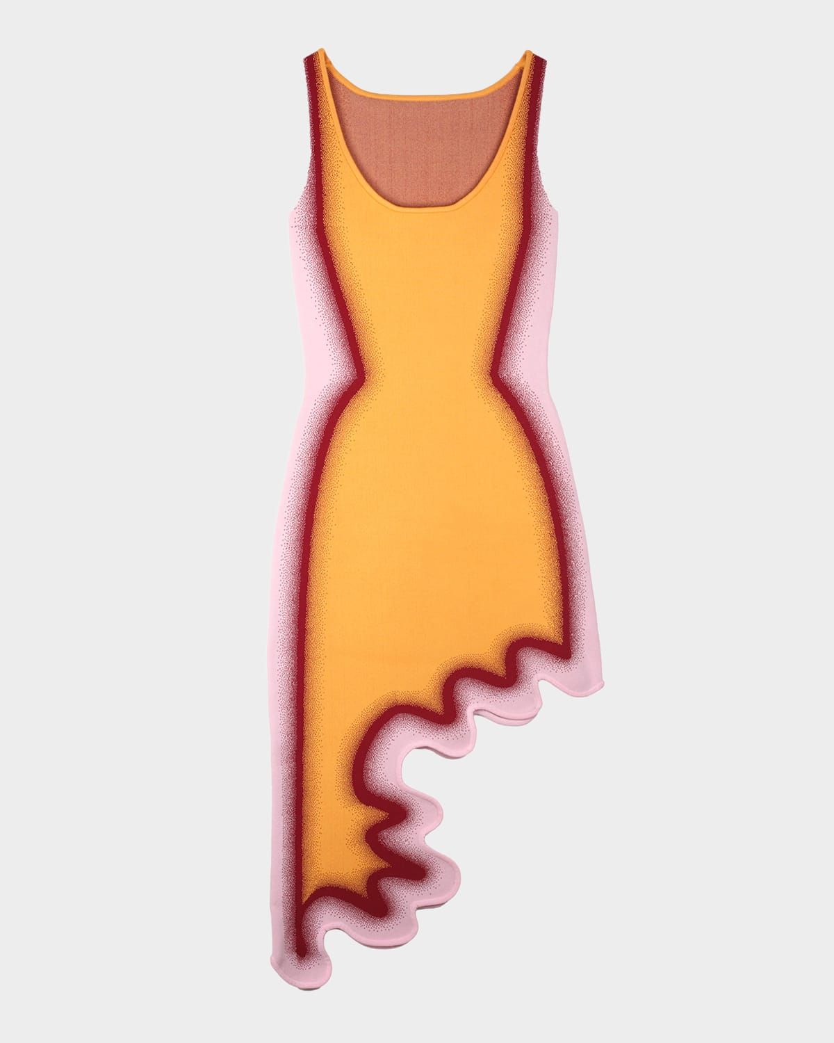 Aster Reversible Asymmetric Wavy Dress