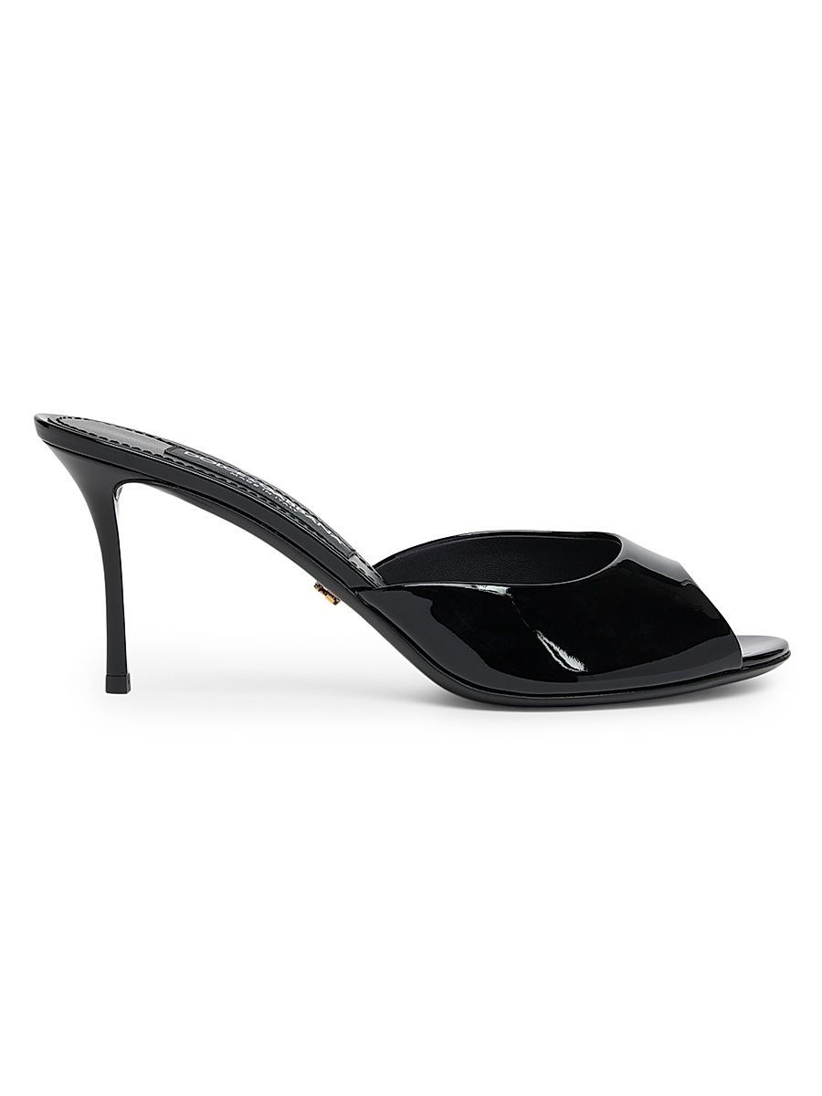 Women's Vernice 75MM Patent Leather Pumps - Nero - Size 6