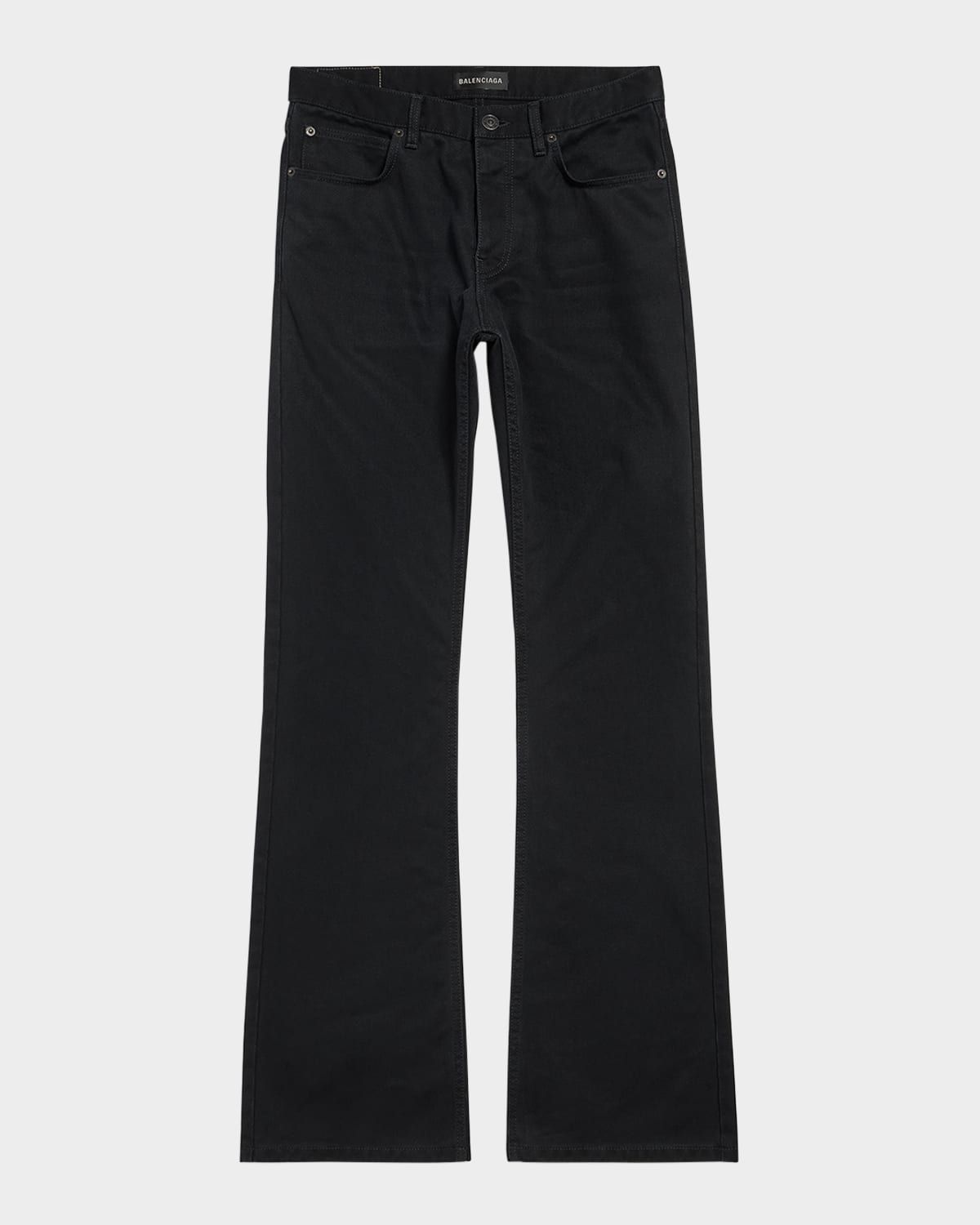 Denim Straight Fit Pants