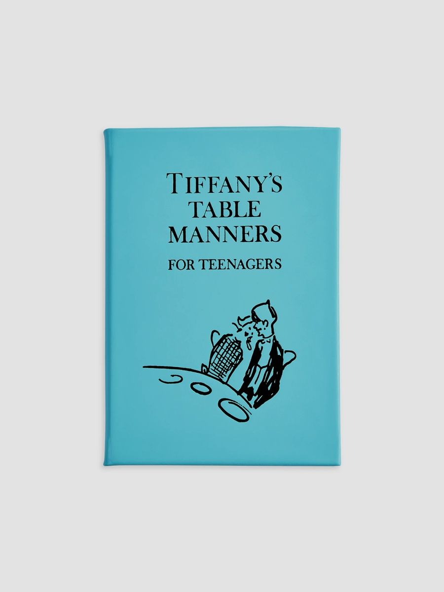 Graphic Image Leather Book Series Tiffany's Table Manners Hardcover Book