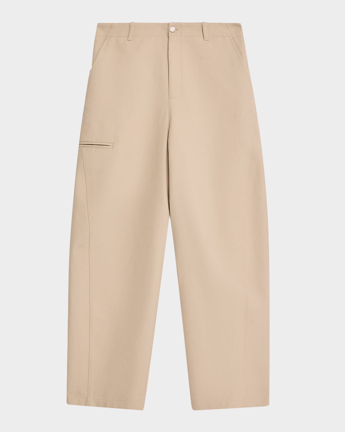 Men & apos;s Cotton Gabardine Wide-Leg Pants