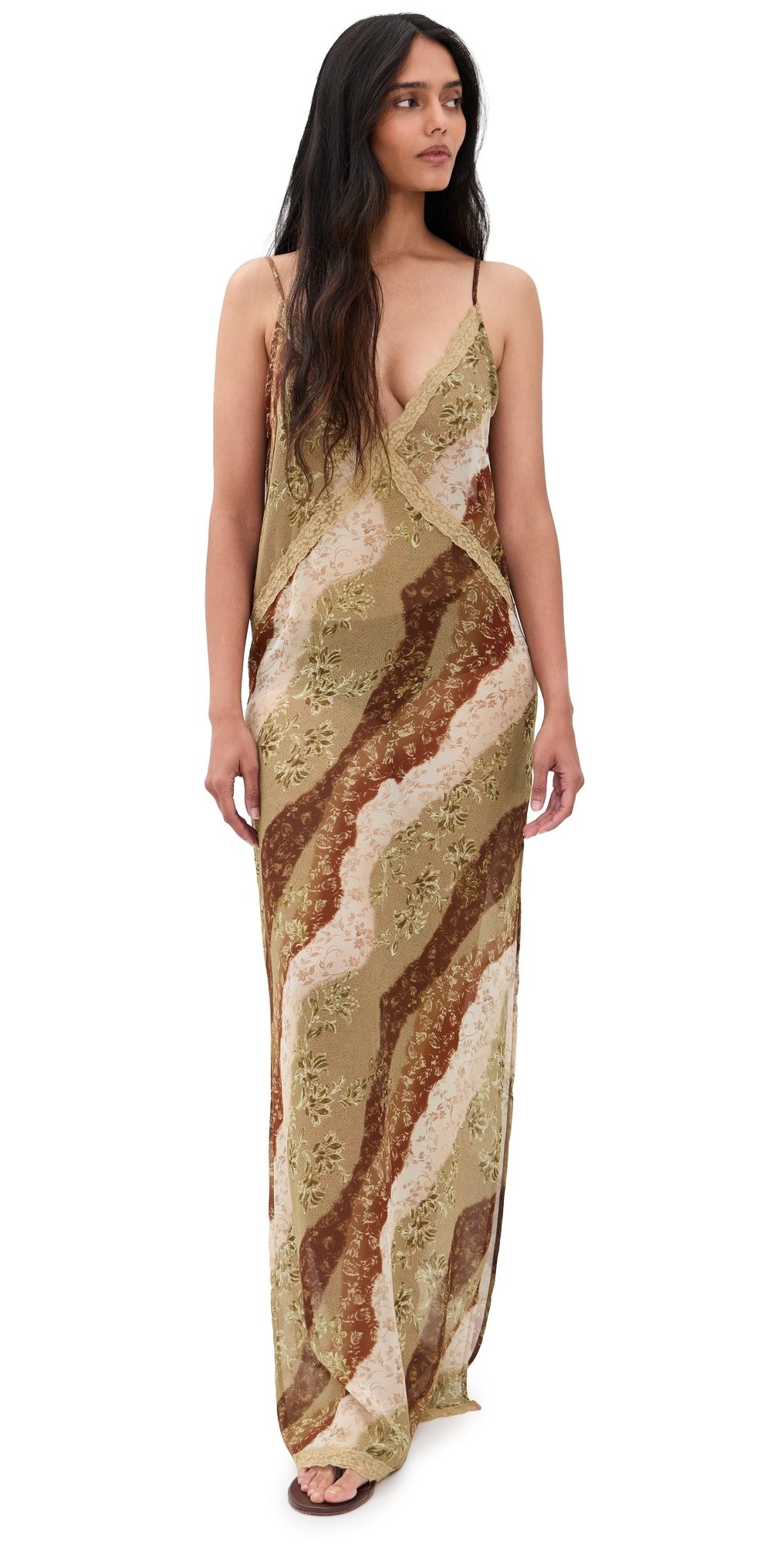 Lioness Melrose Maxi Dress Vintage Floral XXL