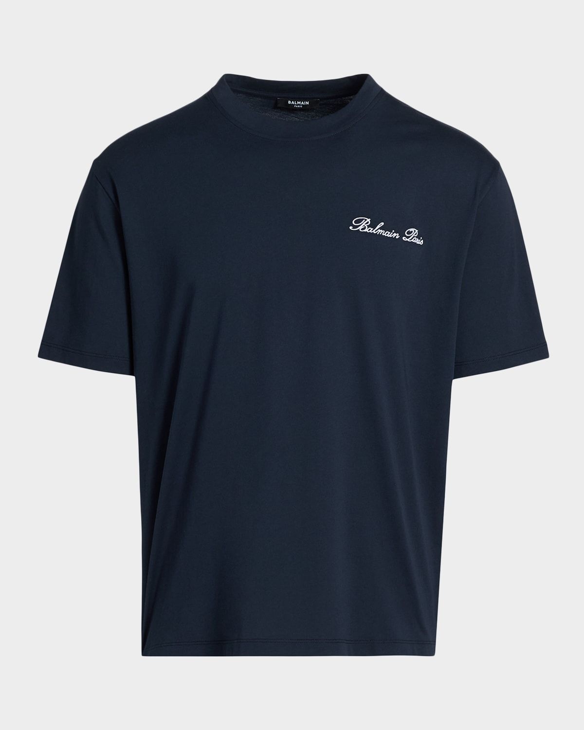 Men & apos;s Embroidered Logo Signature Cotton T-Shirt