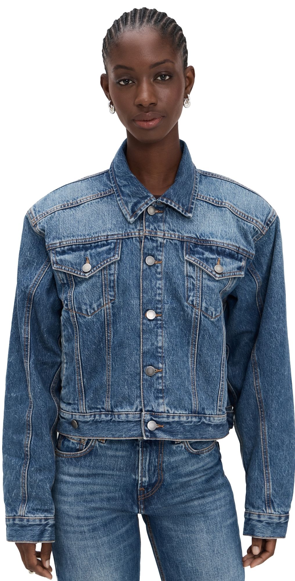 HAIKURE Renee Authentic Dark Wash Jacket Authentic Dark Wash XL