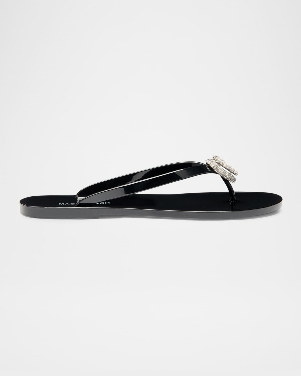 Double Heart Rubber Thong Sandals
