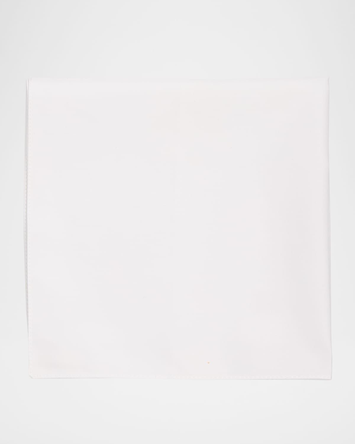 Men & apos;s Solid Cotton Evening Pocket Square