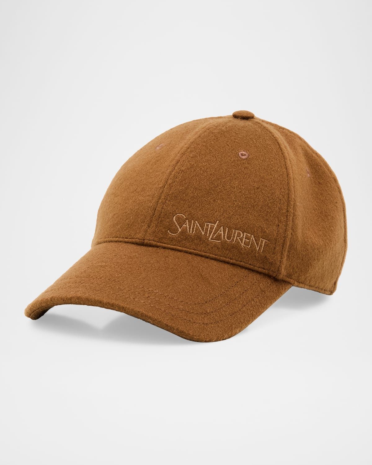 Cashmere Embroidered Baseball Cap