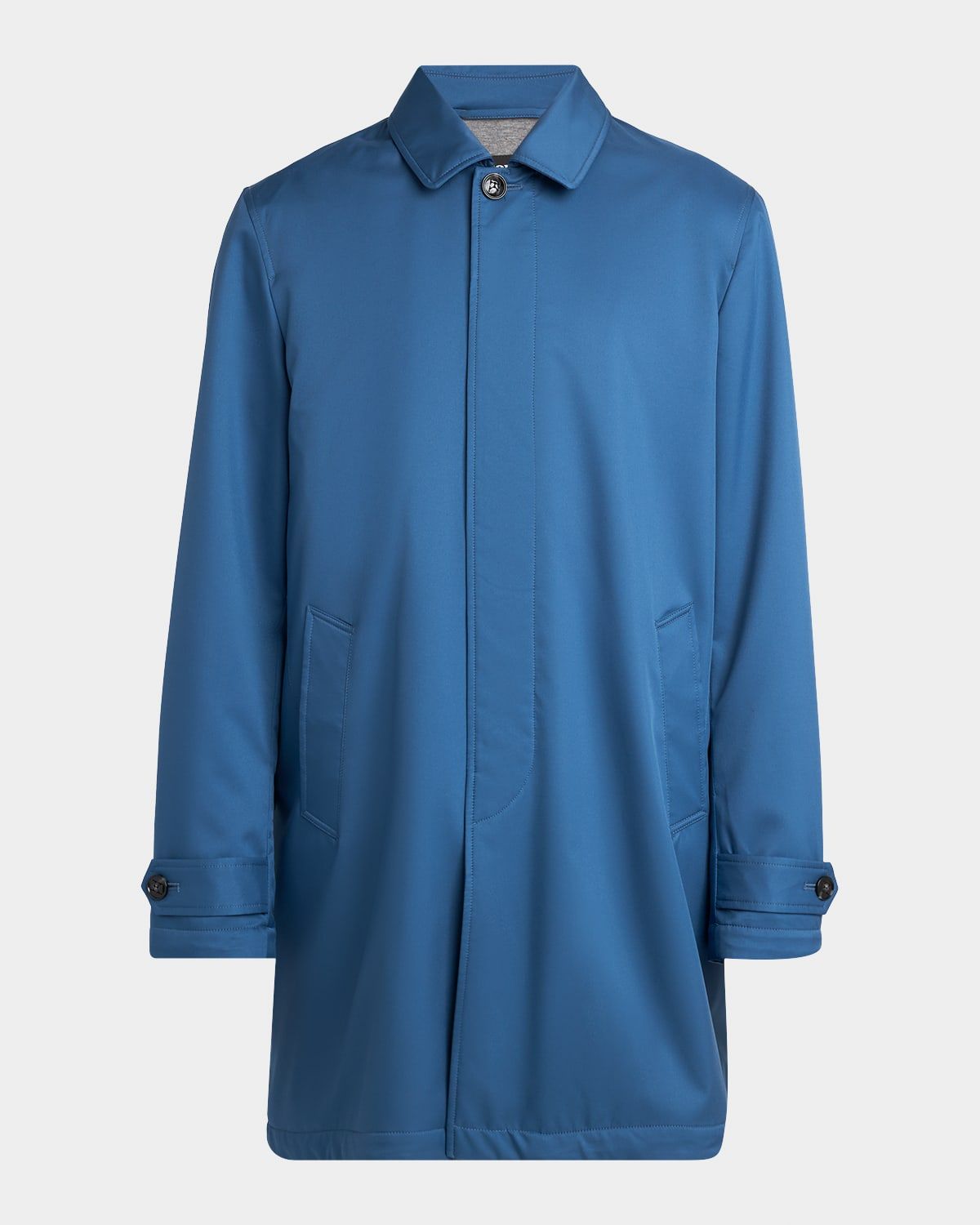 Men & apos;s Concealed-Placket Raincoat