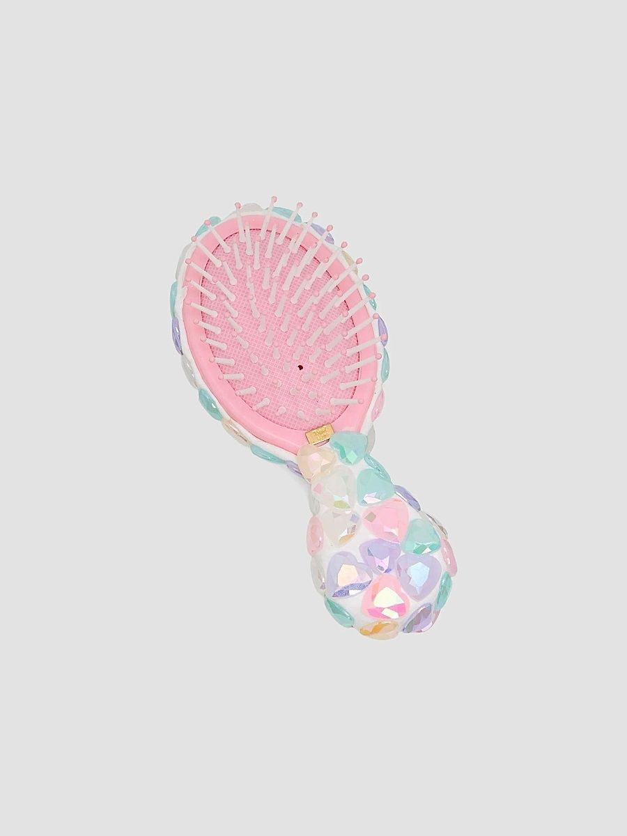 Bari Lynn Girl's Girl's Heart-Embellished Brush - Multi
