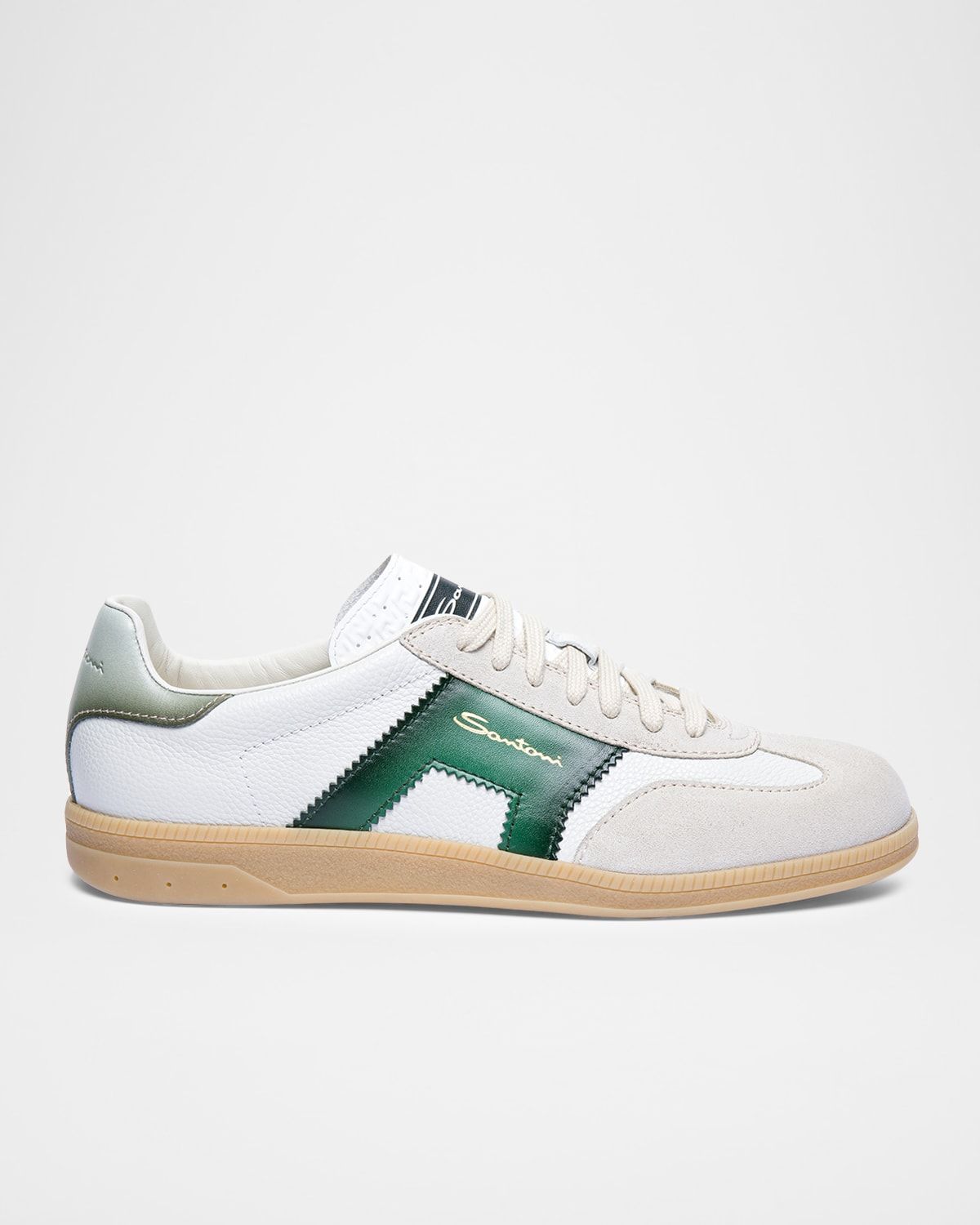 Men & apos;s Olympic Leather Low-Top Sneakers