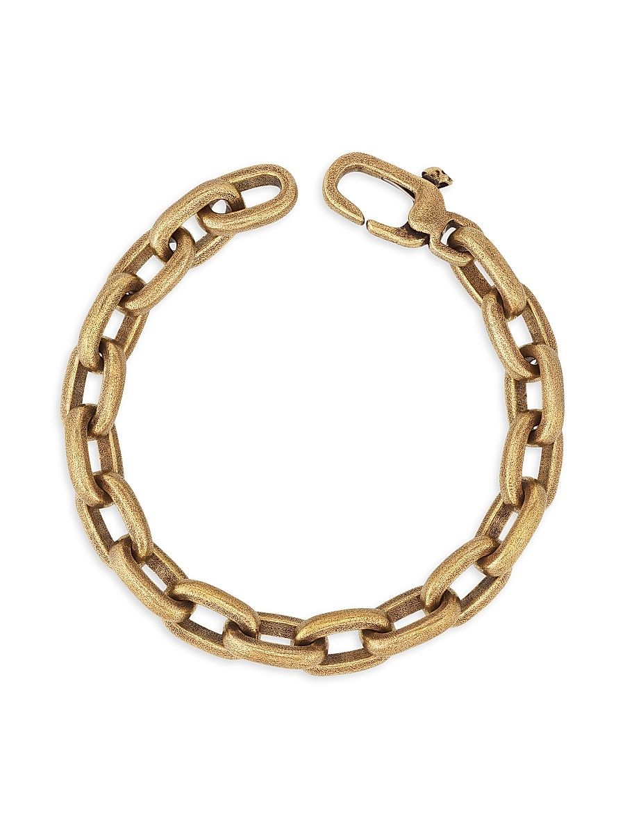 Men's Artisan Goldtone Link Bracelet - Gold