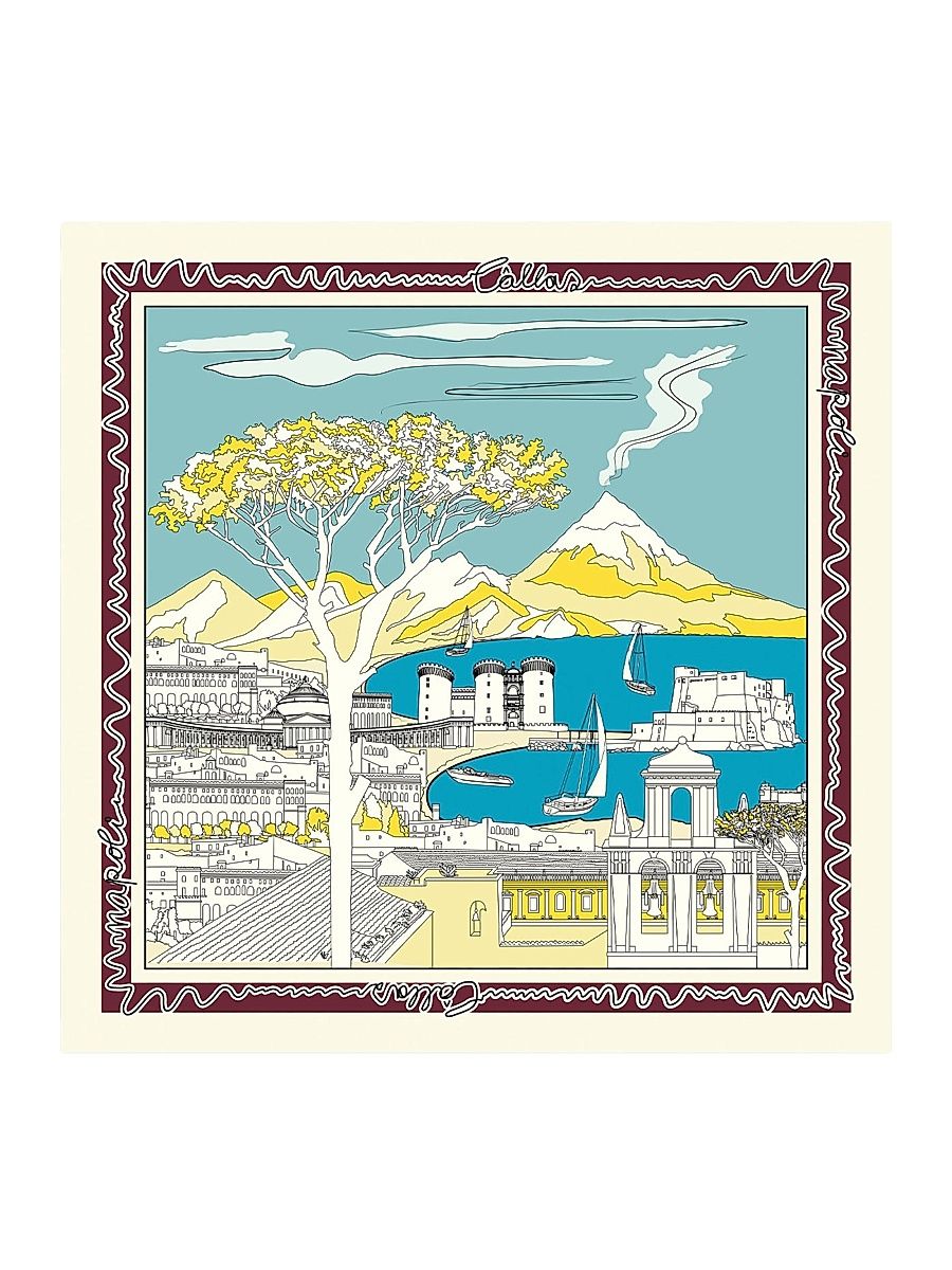 Callas Milano Women's Napoli Scarf - Yellow - Size Large