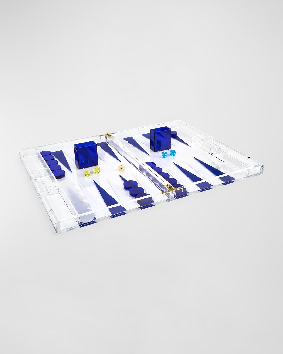 Lucite Backgammon Set