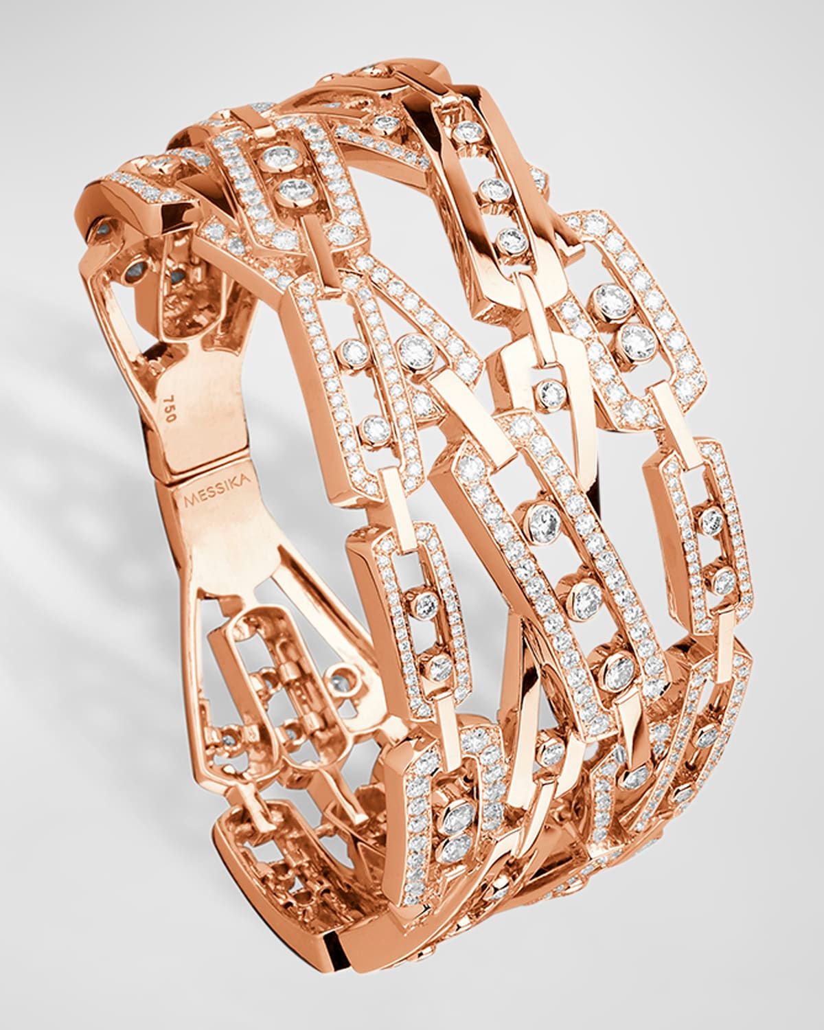 Move Infini 18K Rose Gold Diamond Cuff