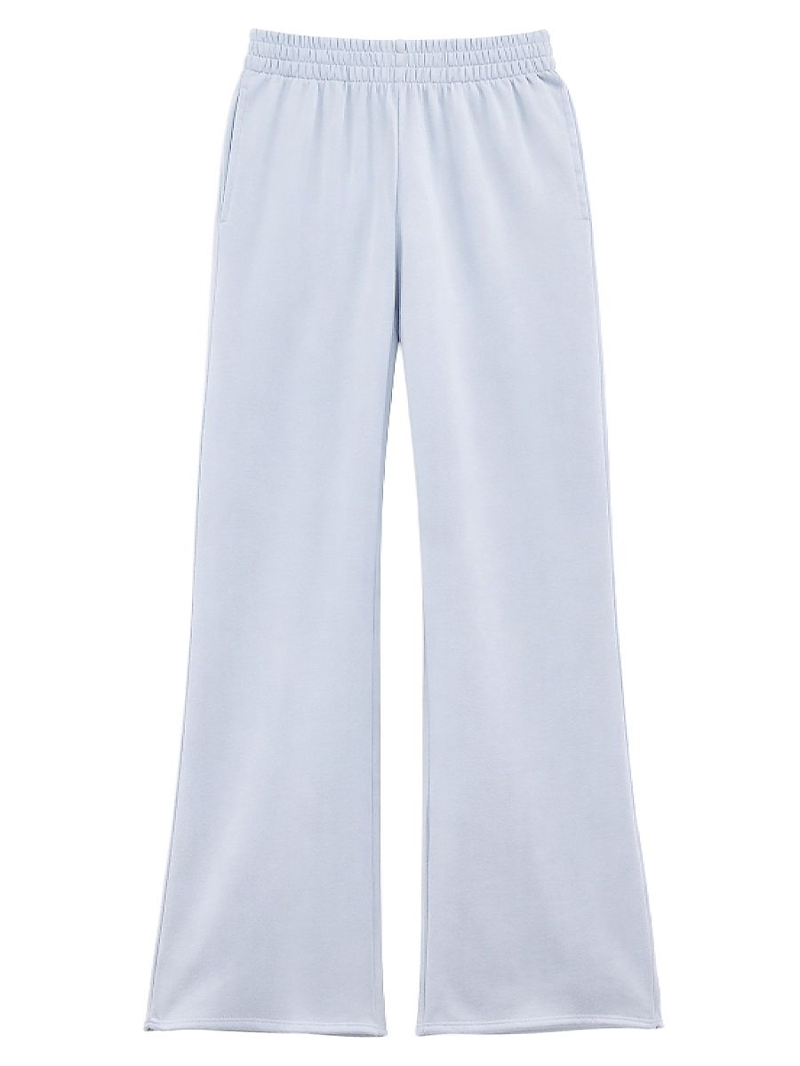 Girl's Tristan Vintage Wide-Leg Sweatpants - Baby Blue - Size 14