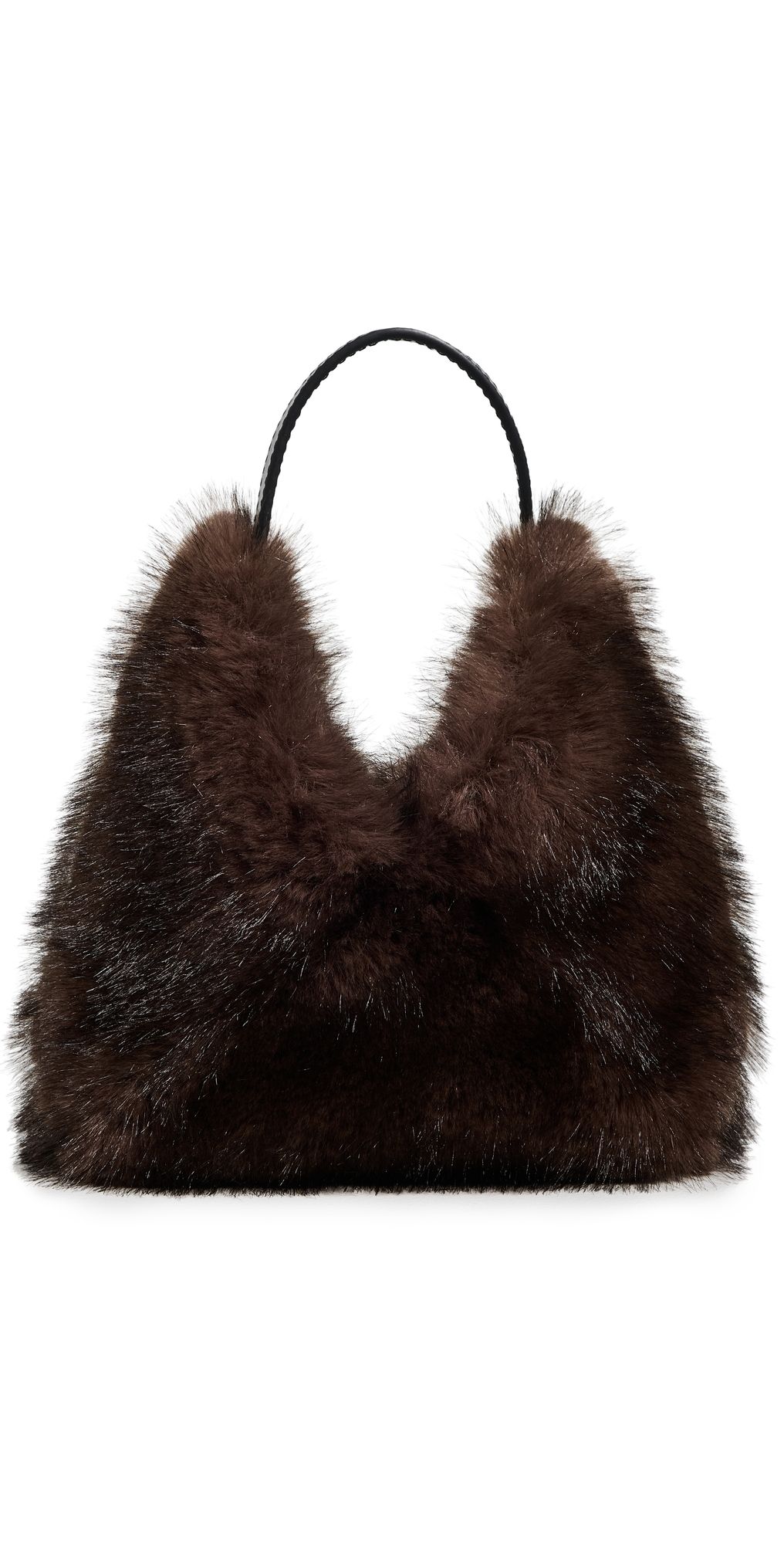 A. L.C. Sia Faux Fur Bag Mink One Size