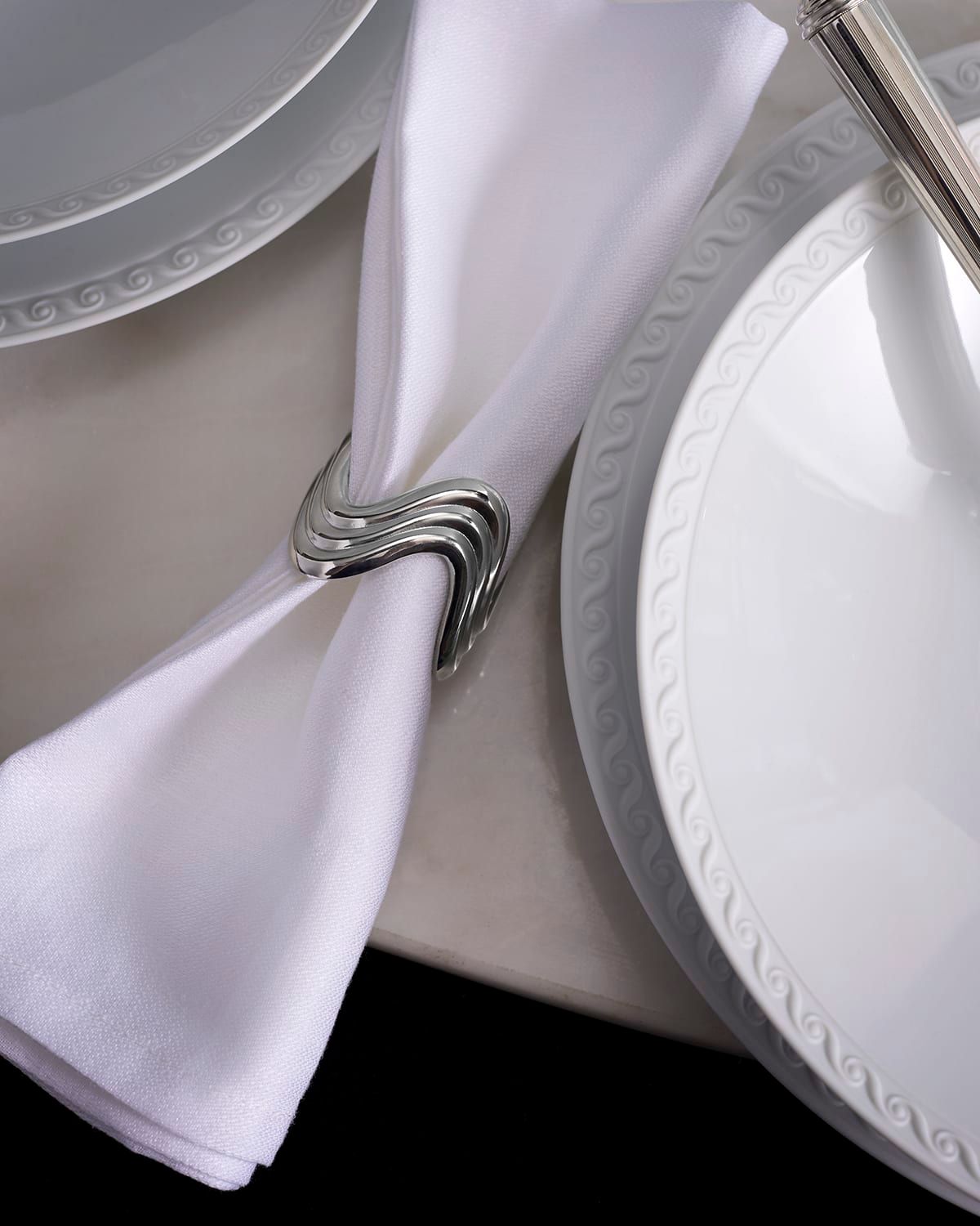 Ripple Napkin Rings Jewels, Set of 4