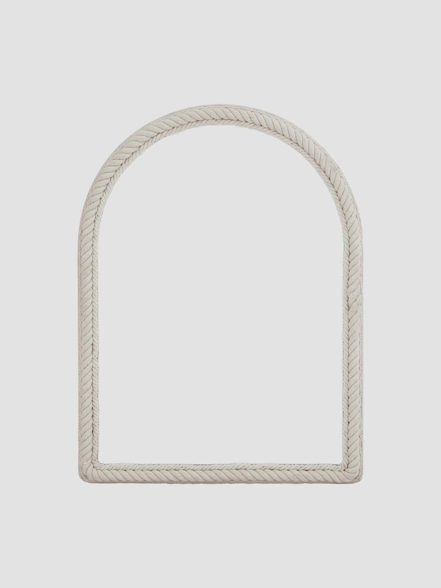 Nichols Rope Wall Mirror - White