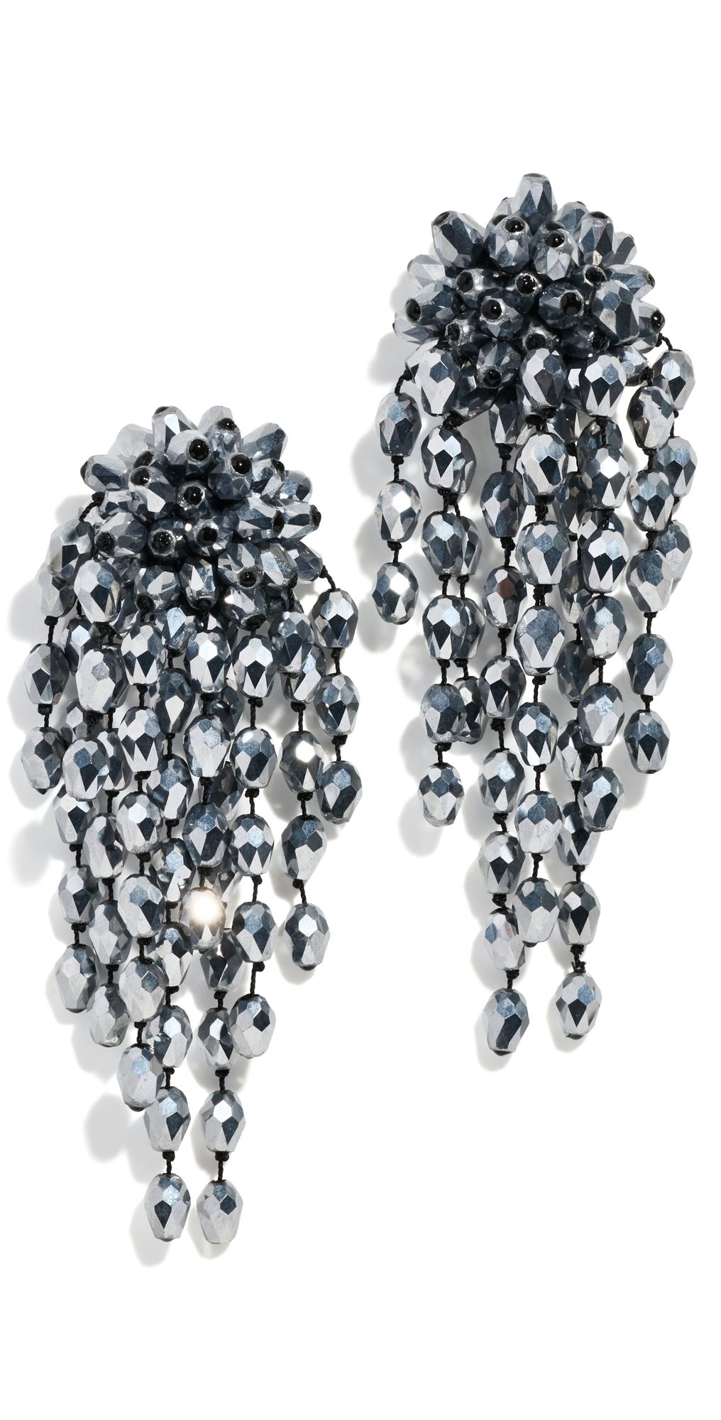 Isabel Marant Clip On Earrings Dragee/Silver One Size