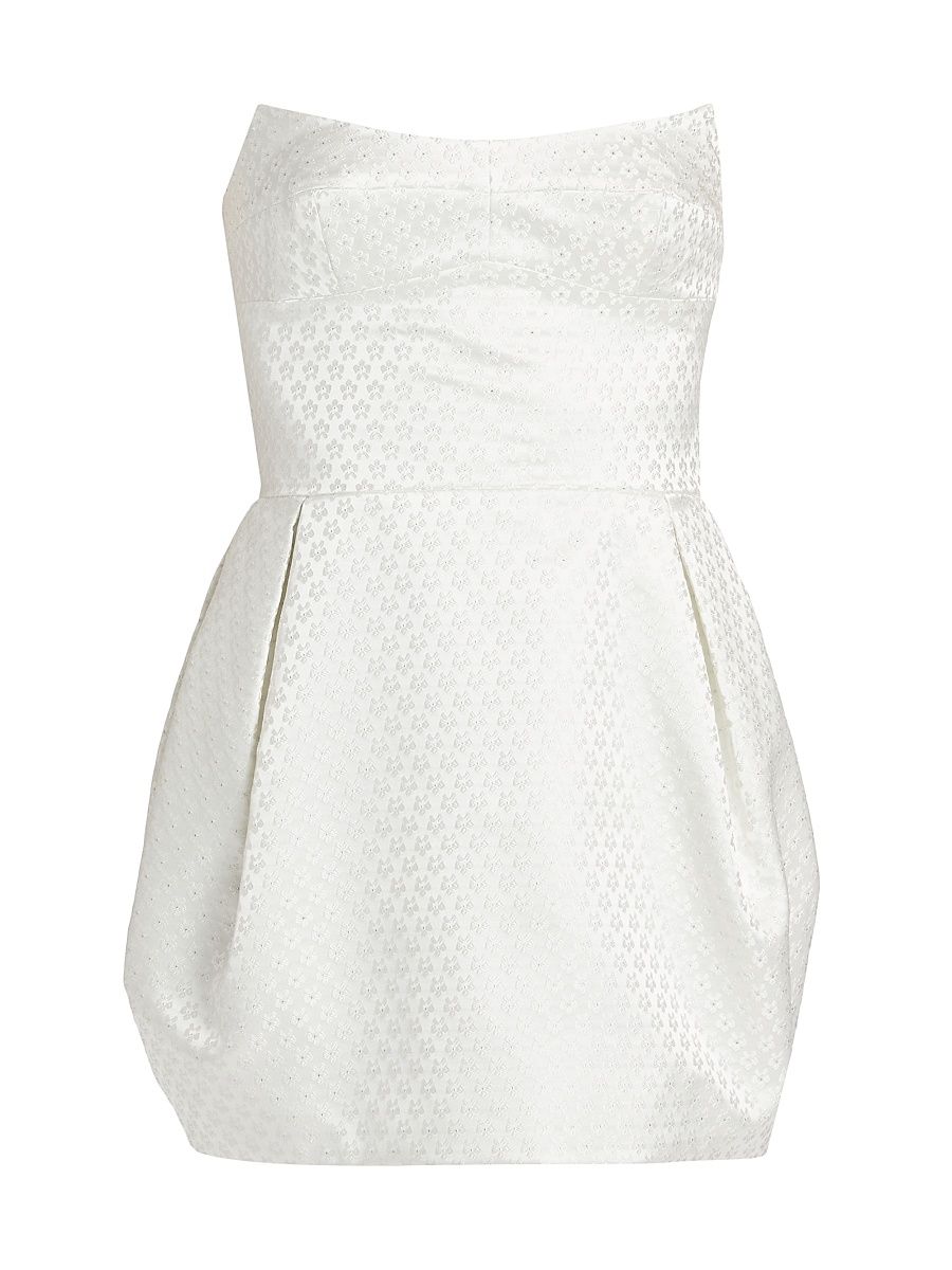 Women's Bowery Strapless Minidress - White - Size Large