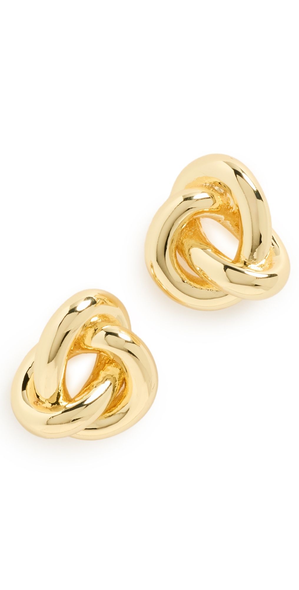 Gorjana Infinity Knot Studs Gold Plated One Size
