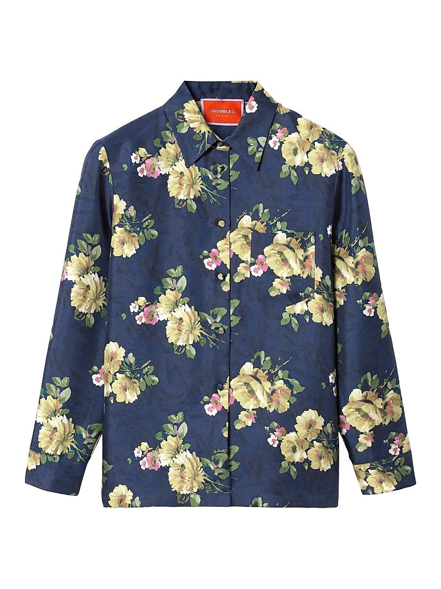 Women's Boy Shirt - Riptide Midnight Blue - Size Medium