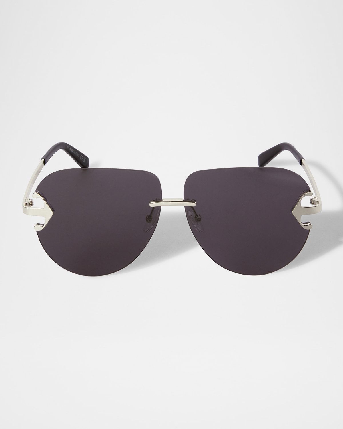 Men & apos;s Alexandria Metal Round Sunglasses