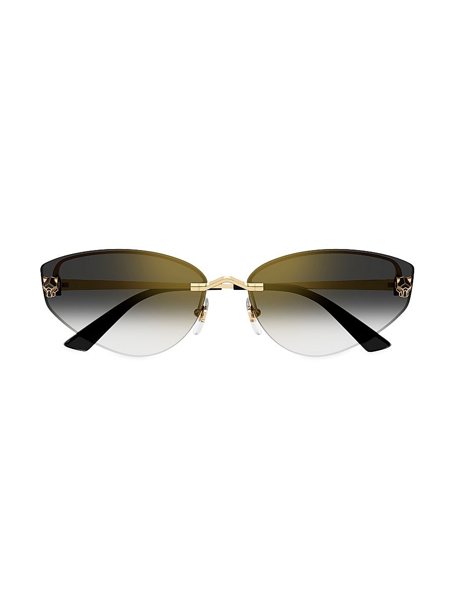 Women's Panthère Light 65MM Sunglasses - Gold