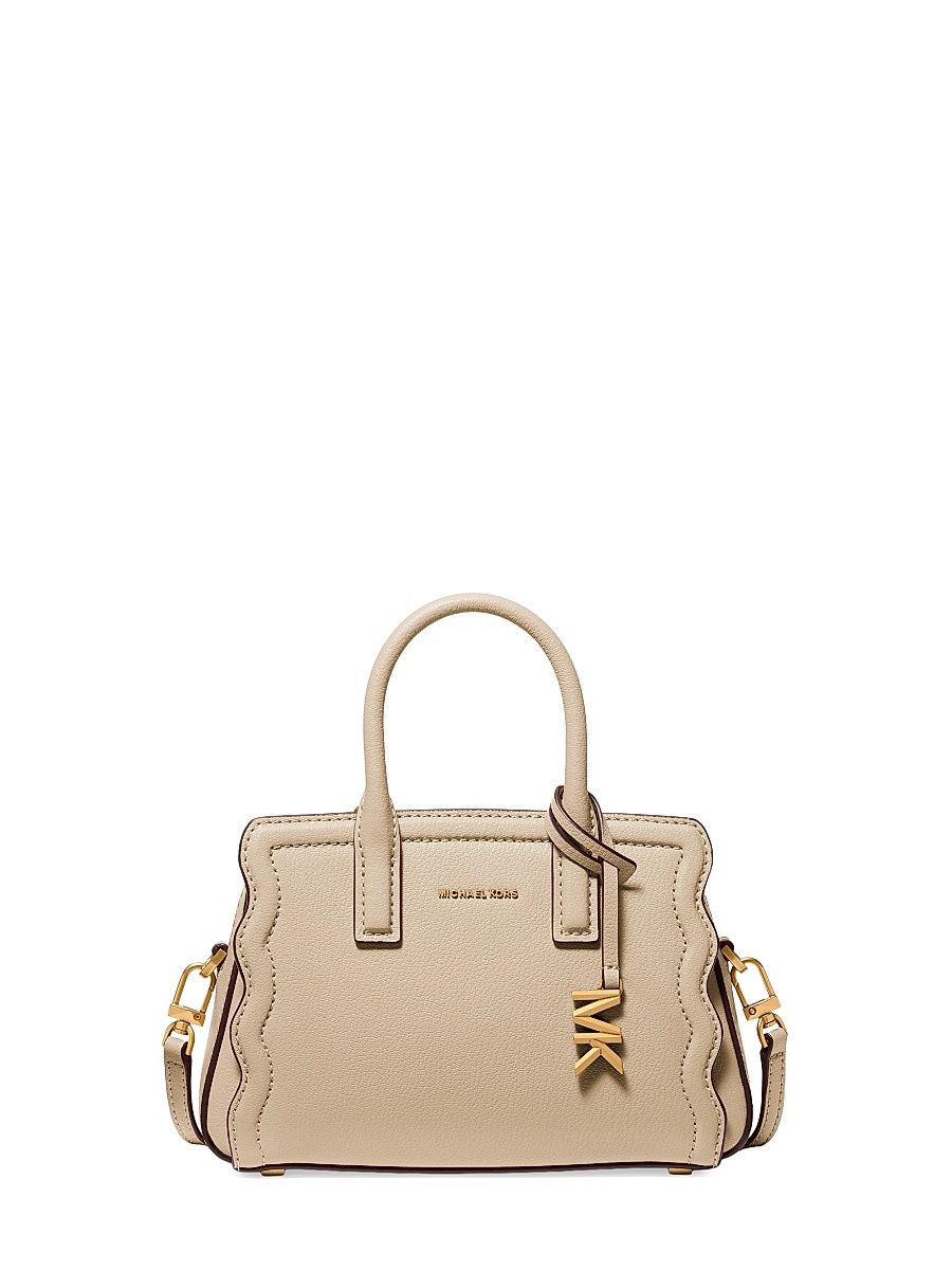 Women's Laila Extra-Small Leather Crossbody Bag - Khaki