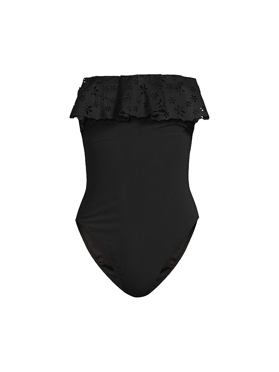Women's Ezi One-Piece Swimsuit - Black - Size Medium