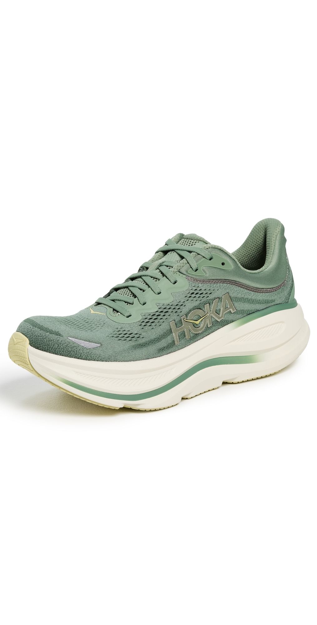 HOKA M Bondi 9 Sneakers Succulent/Fern 13