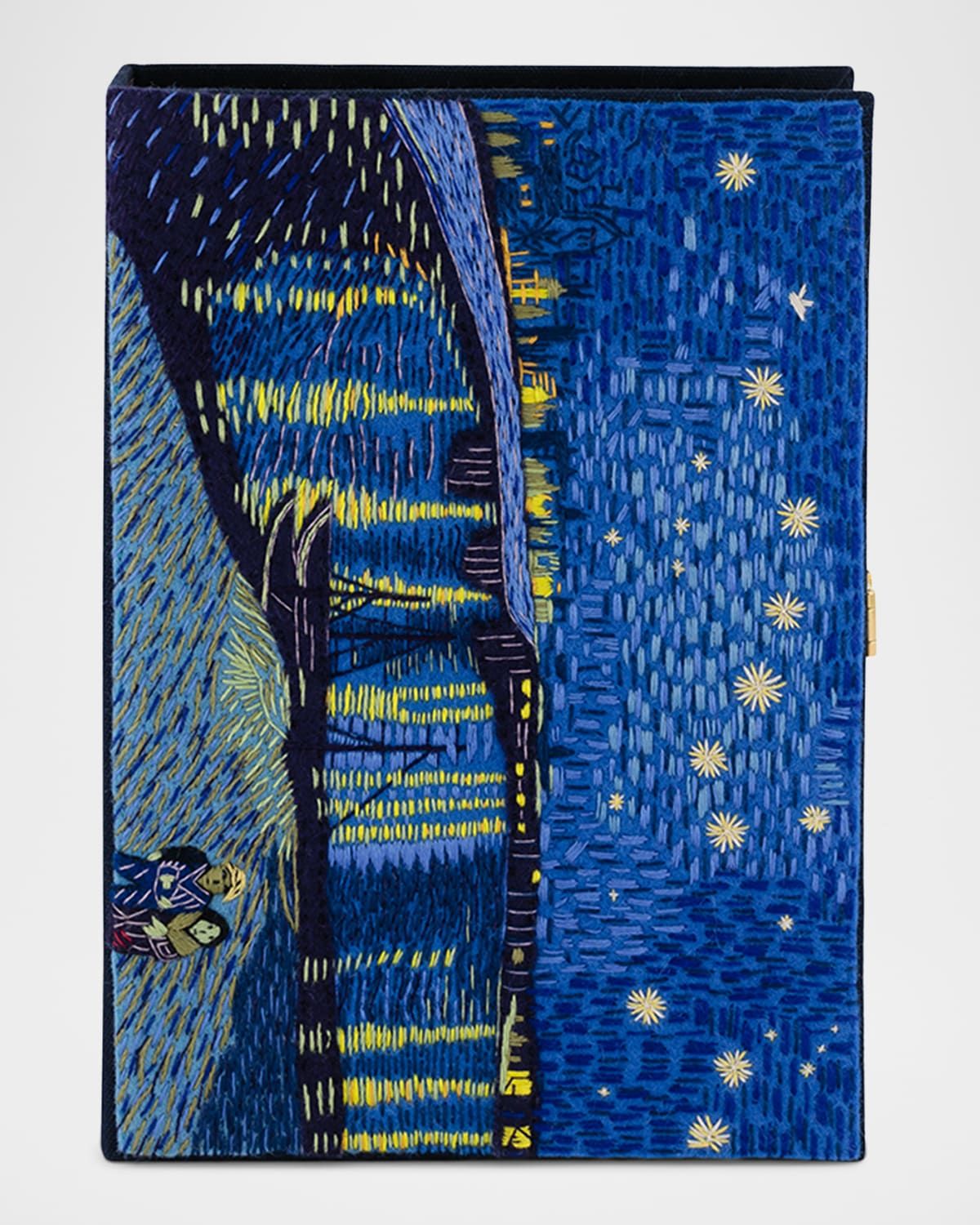 Vincent van Gogh & apos;s The Starry Night Book Clutch Bag