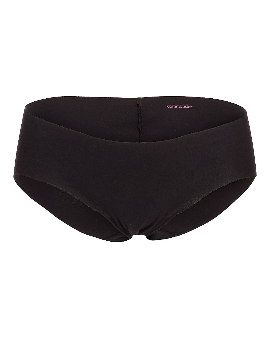 Women's Stretch Cotton Bikini Briefs - Black - Size Small