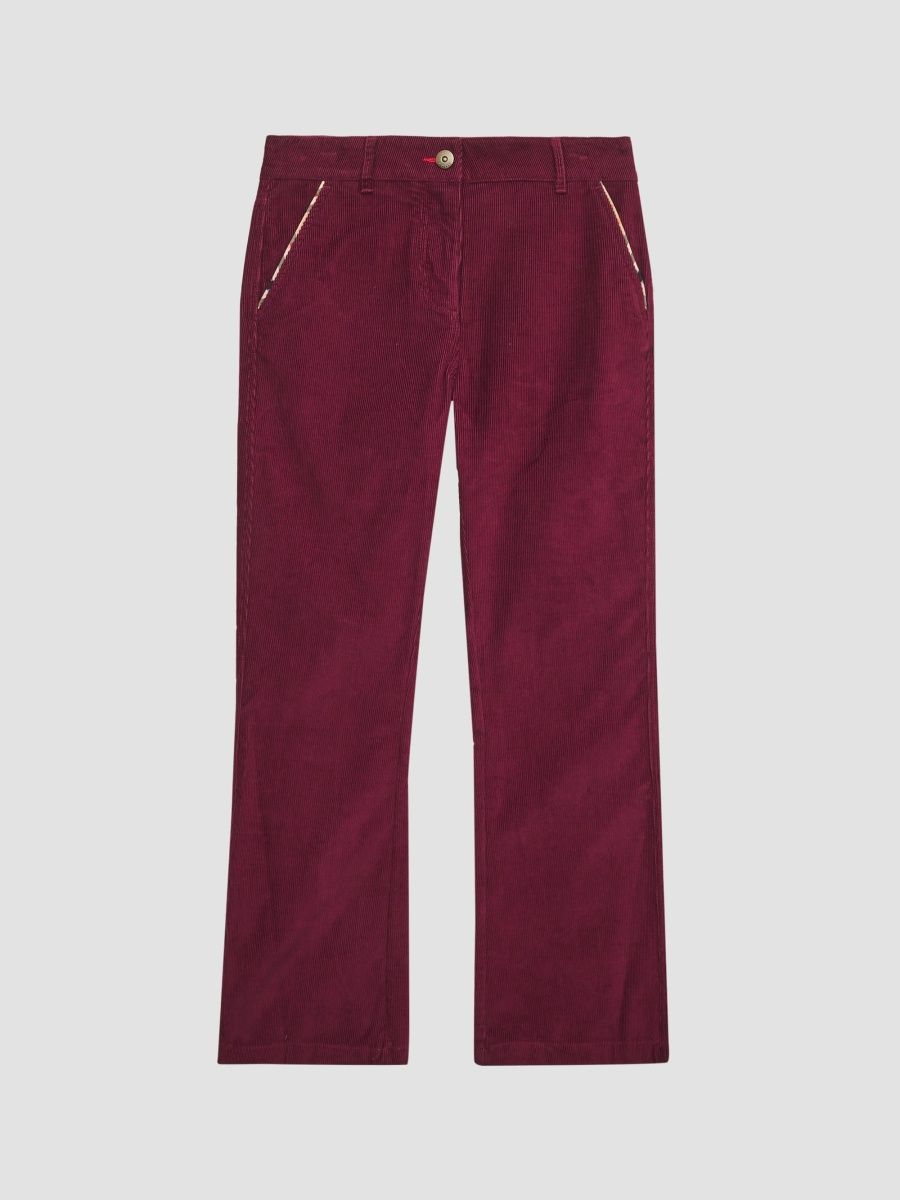 Burberry Girl's Little Girl's & Girl's Corduroy Flared Trousers - Garnet - Size 8