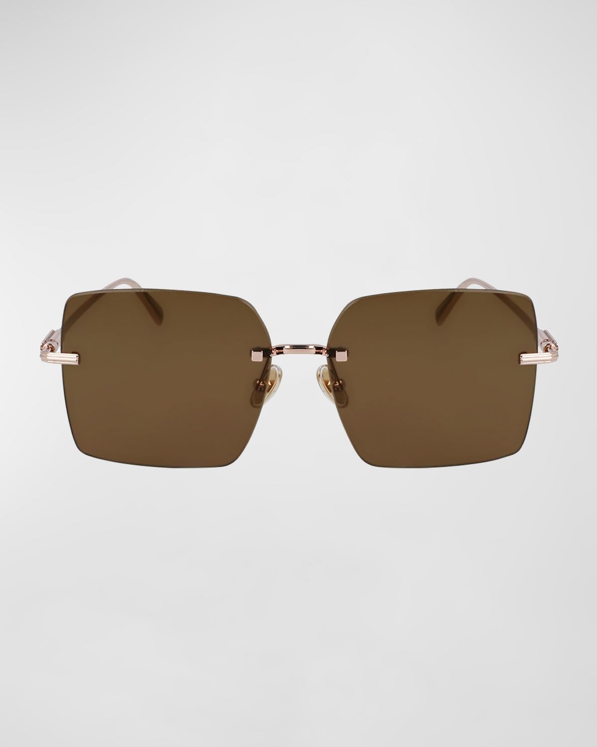 Prisma Metal Square Sunglasses