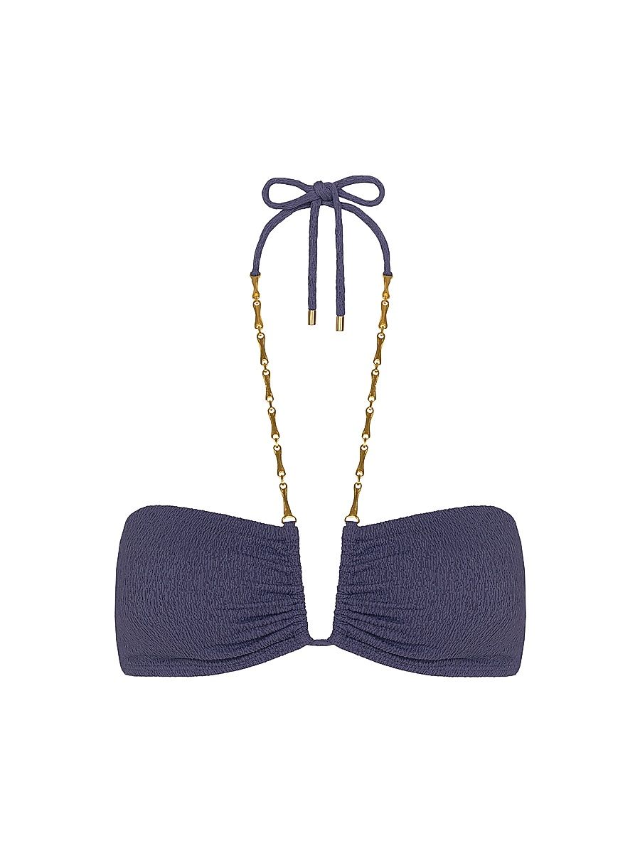 Women's Bell Carol Bikini Top - Blue - Size Large