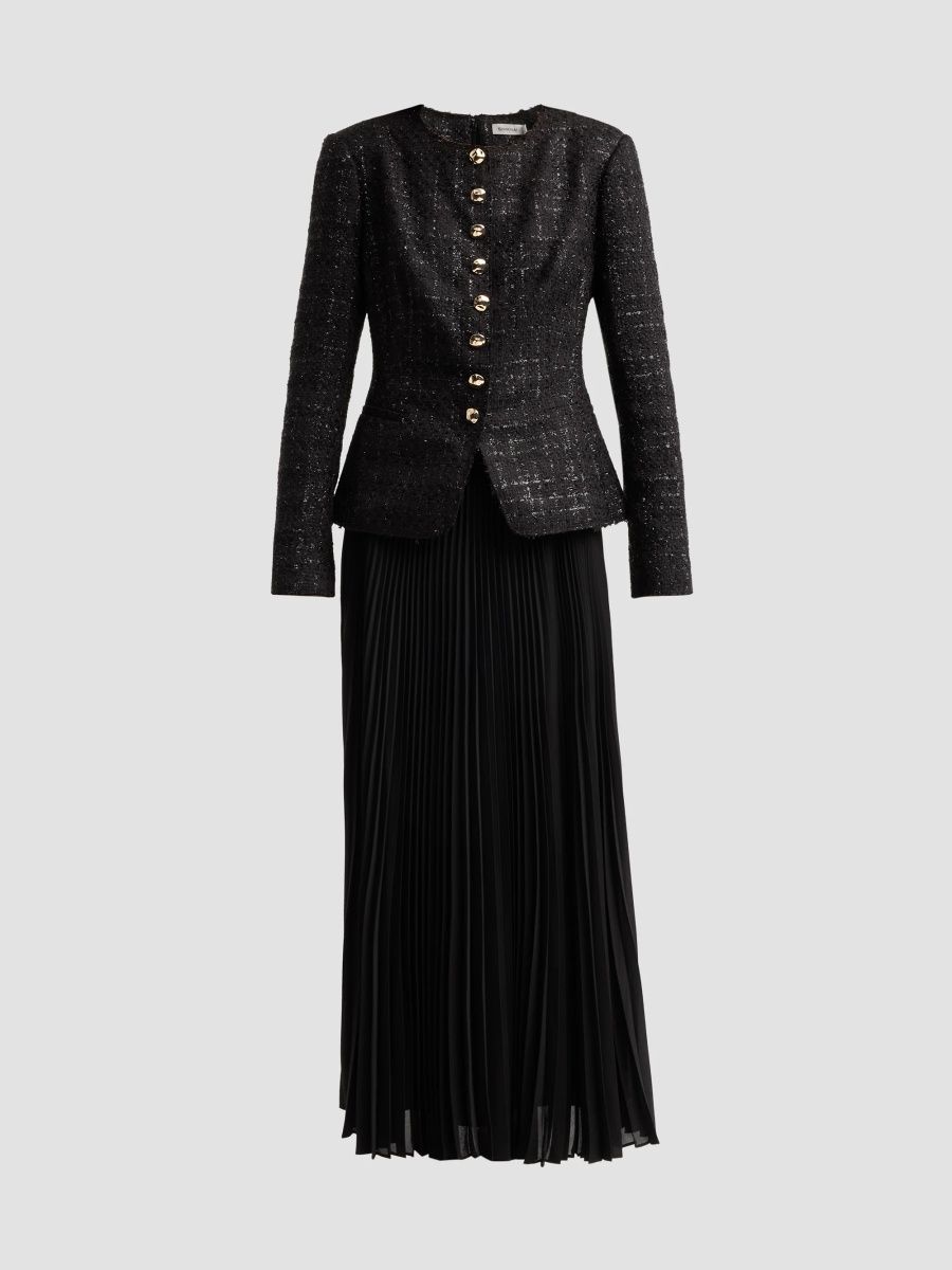 SIMKHAI Women's Claudina Blazer Maxi Dress - Black - Size 4