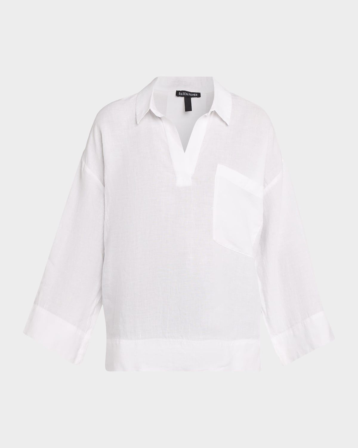 Boxy Organic Linen Shirt