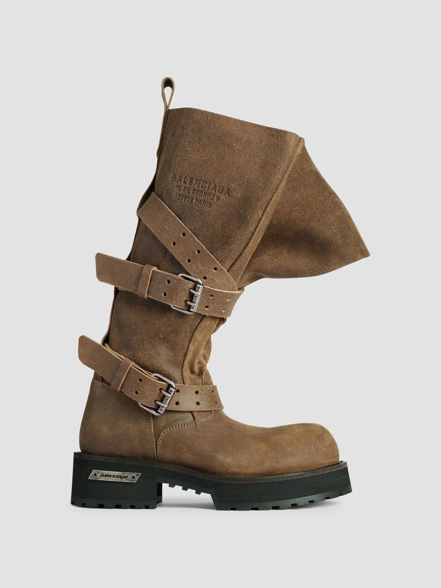 Balenciaga Men's Venom Boots - Tan - Size 12