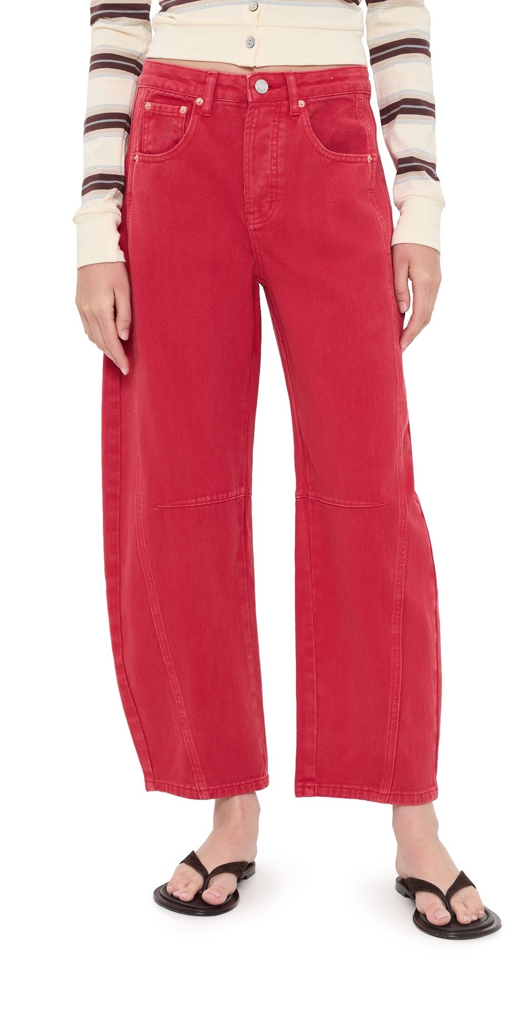 PARKE Horseshoe Jeans Washed Red 30