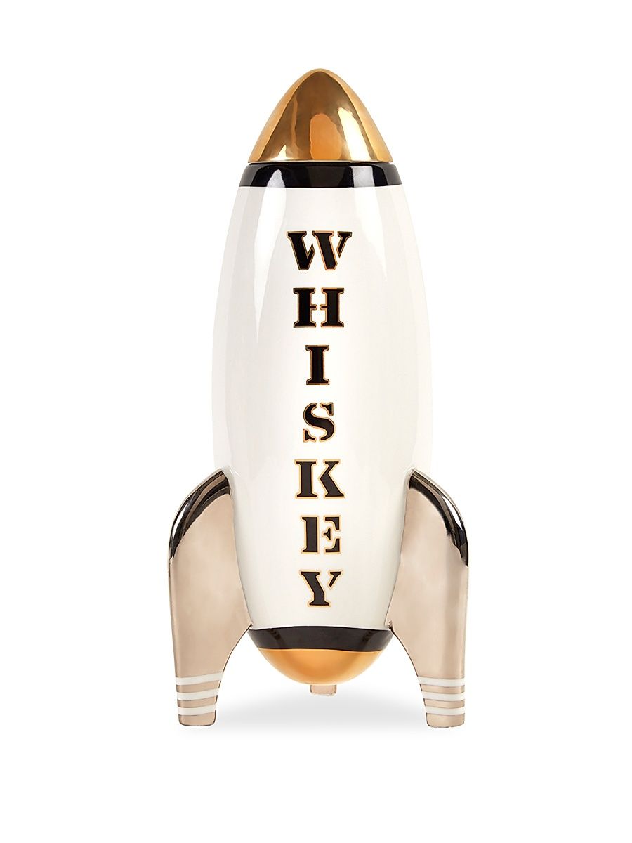 Whiskey Rocket Decanter - Gold
